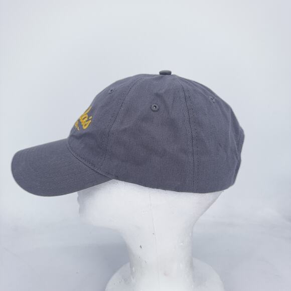 Cabelas Hat Cap Strap Back Gray Embroidered Club Mens One Size Outdoor Fishing - Picture 2 of 6